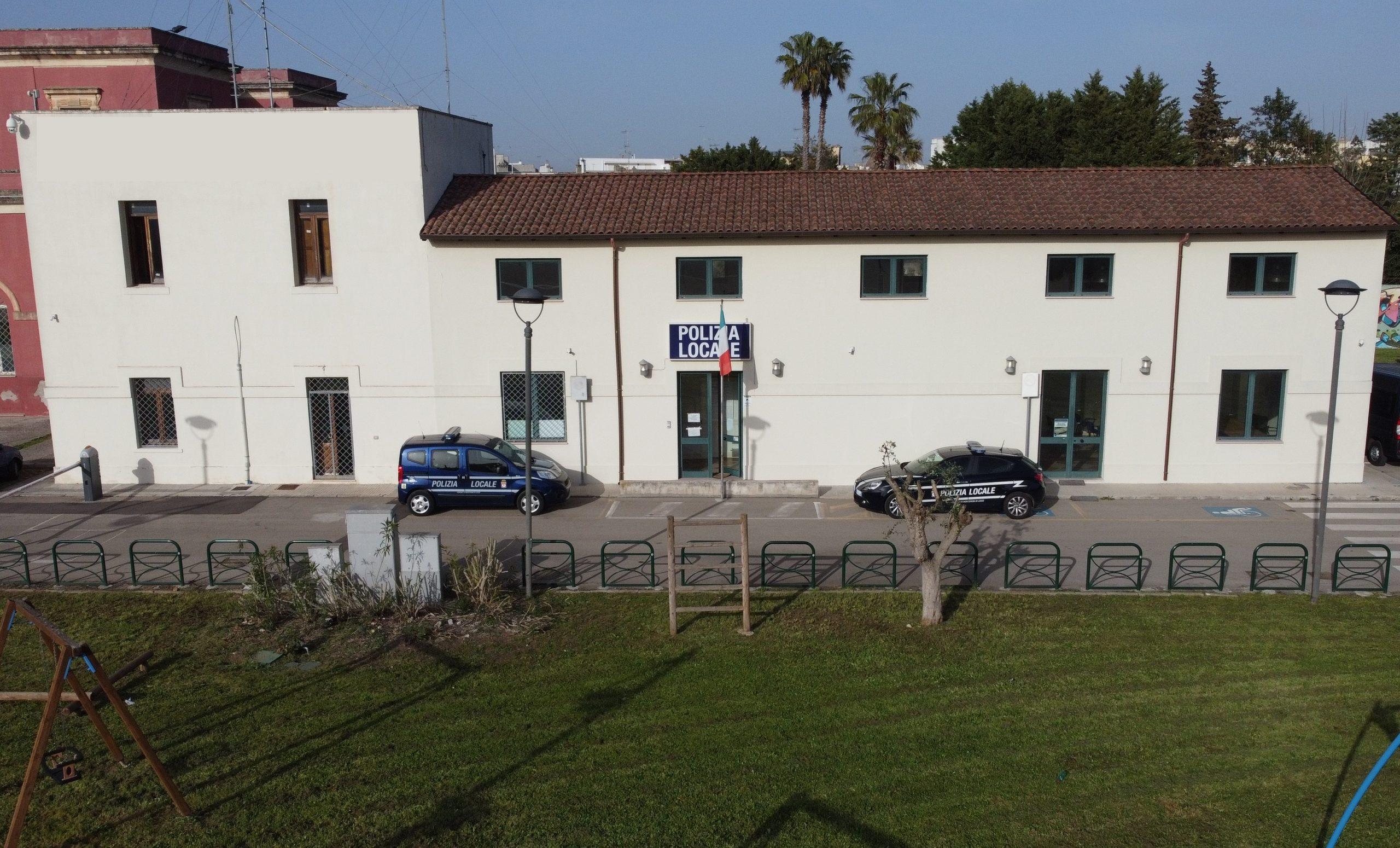 Foto dell'edificio attualmente sede del Comando della Polizia Locale