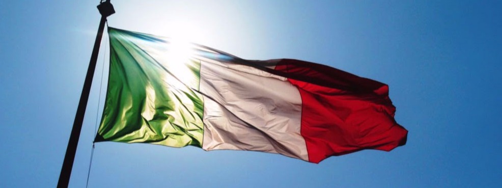 Foto della bandiera italiana