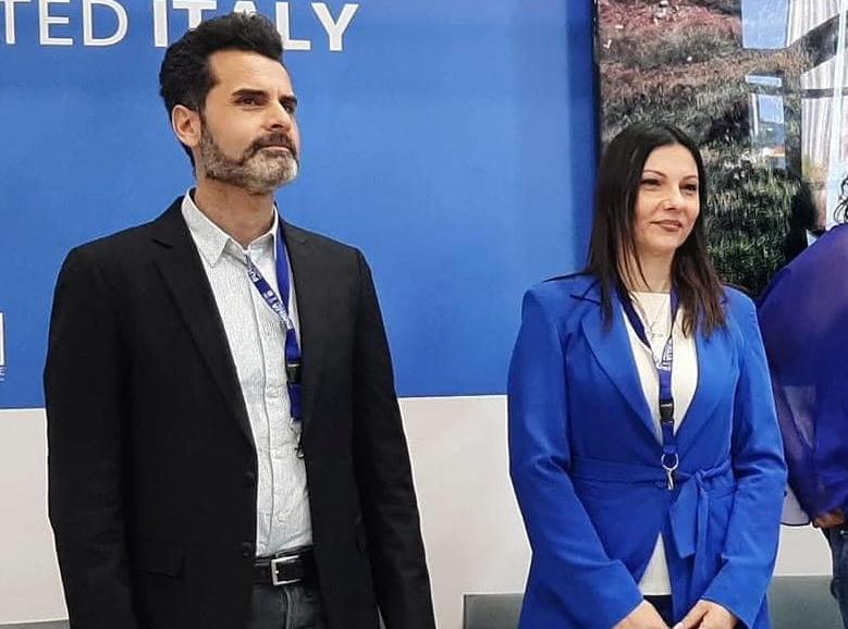 Foto del sindaco e dell'assessore Diego Mancarella