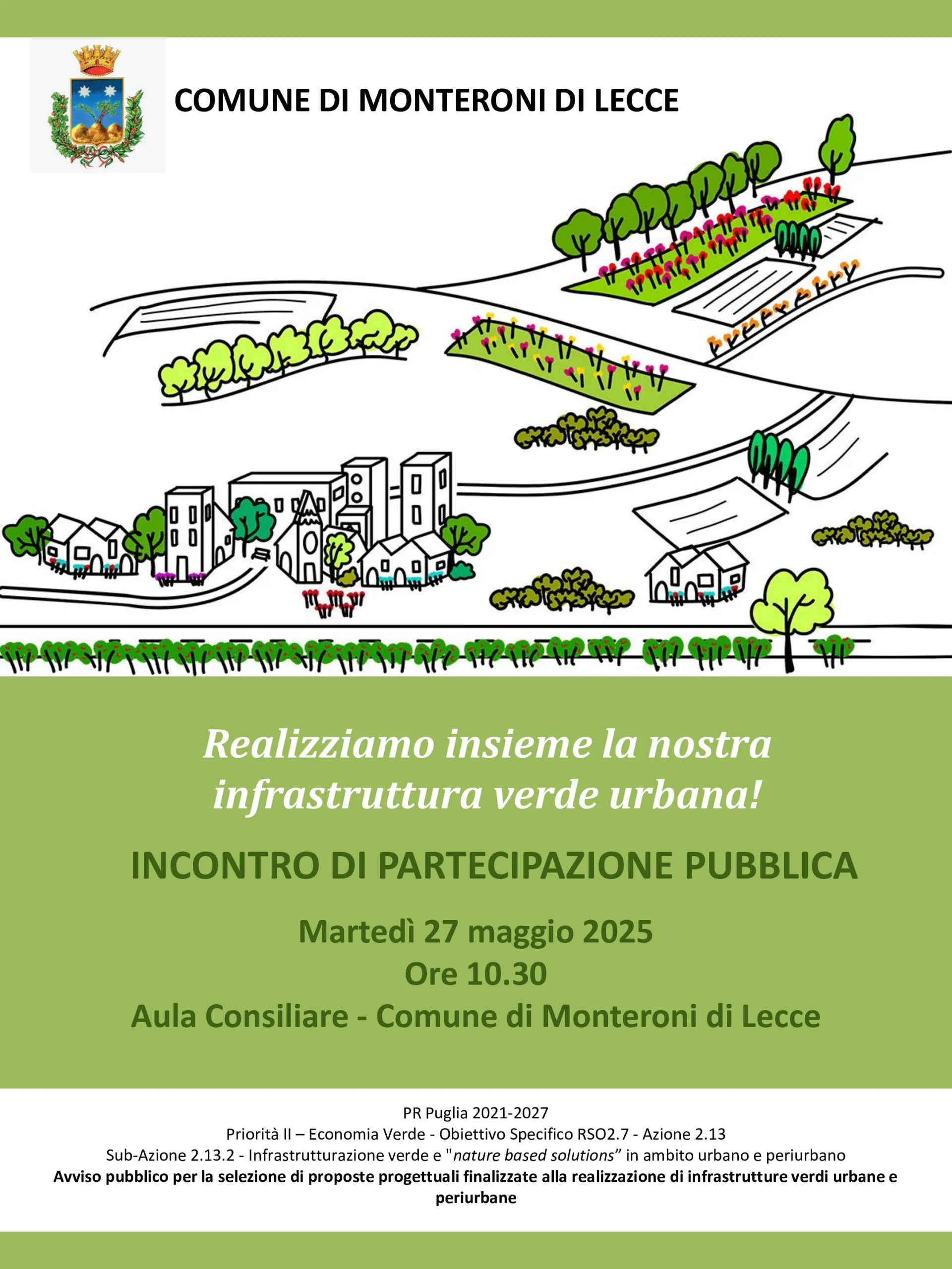 Locandina Monteroni_bando verde Locandina evento
