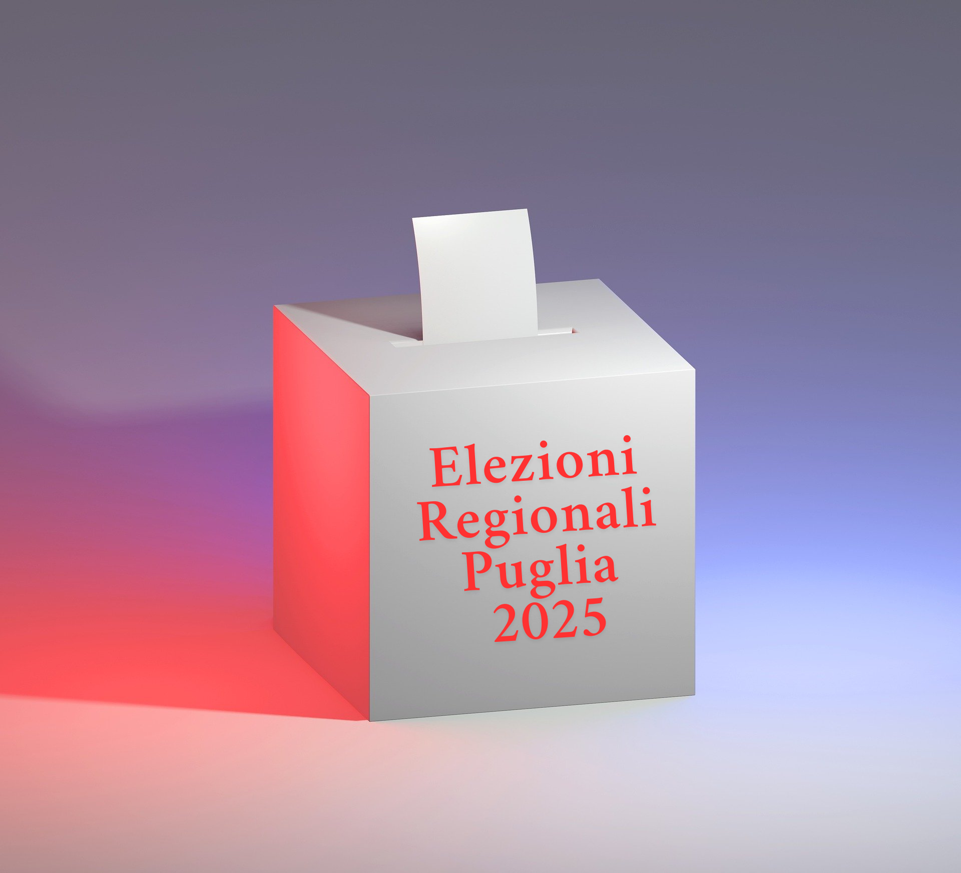 Elezioni-Regionali-2025 Urna disegnata da AI, con su scritto