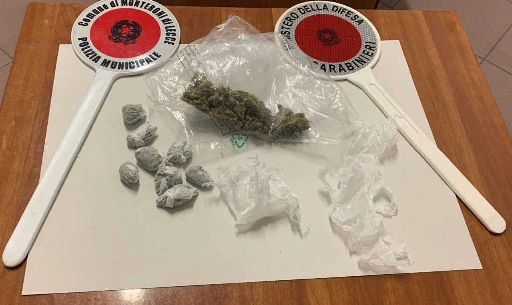 Estratto fotografico riguardante la sostanza posta sotto sequestro