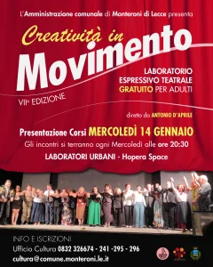 Locandina Creatività in Movimento